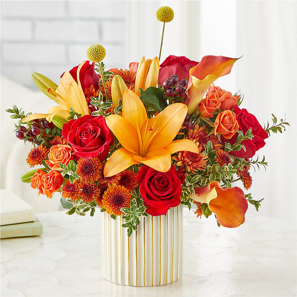 Scarlet Skies Bouquet – TED & DEBBIE'S FLOWER & GARDEN CENTER, Tulsa OK