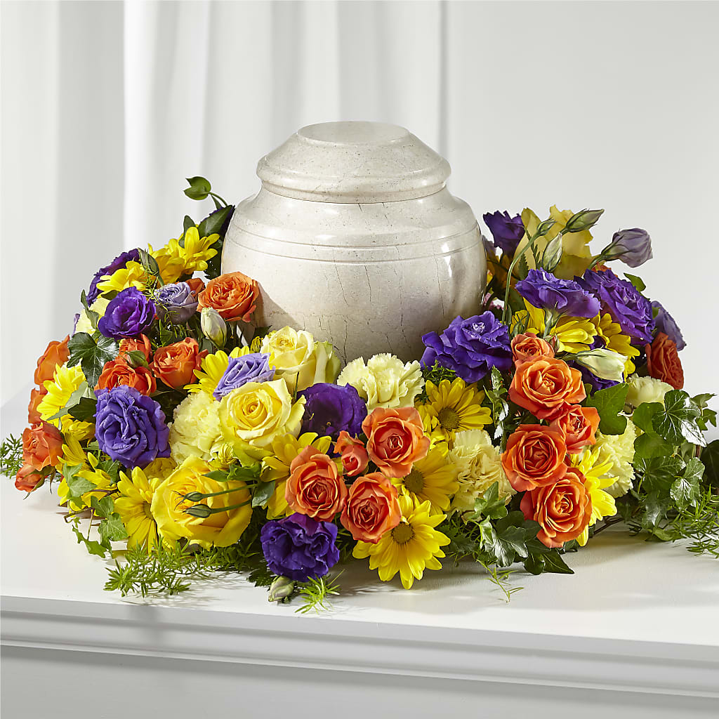 Blossoms of Remembrance Cremation Adornment – TED & DEBBIE'S FLOWER & GARDEN CENTER, Tulsa OK