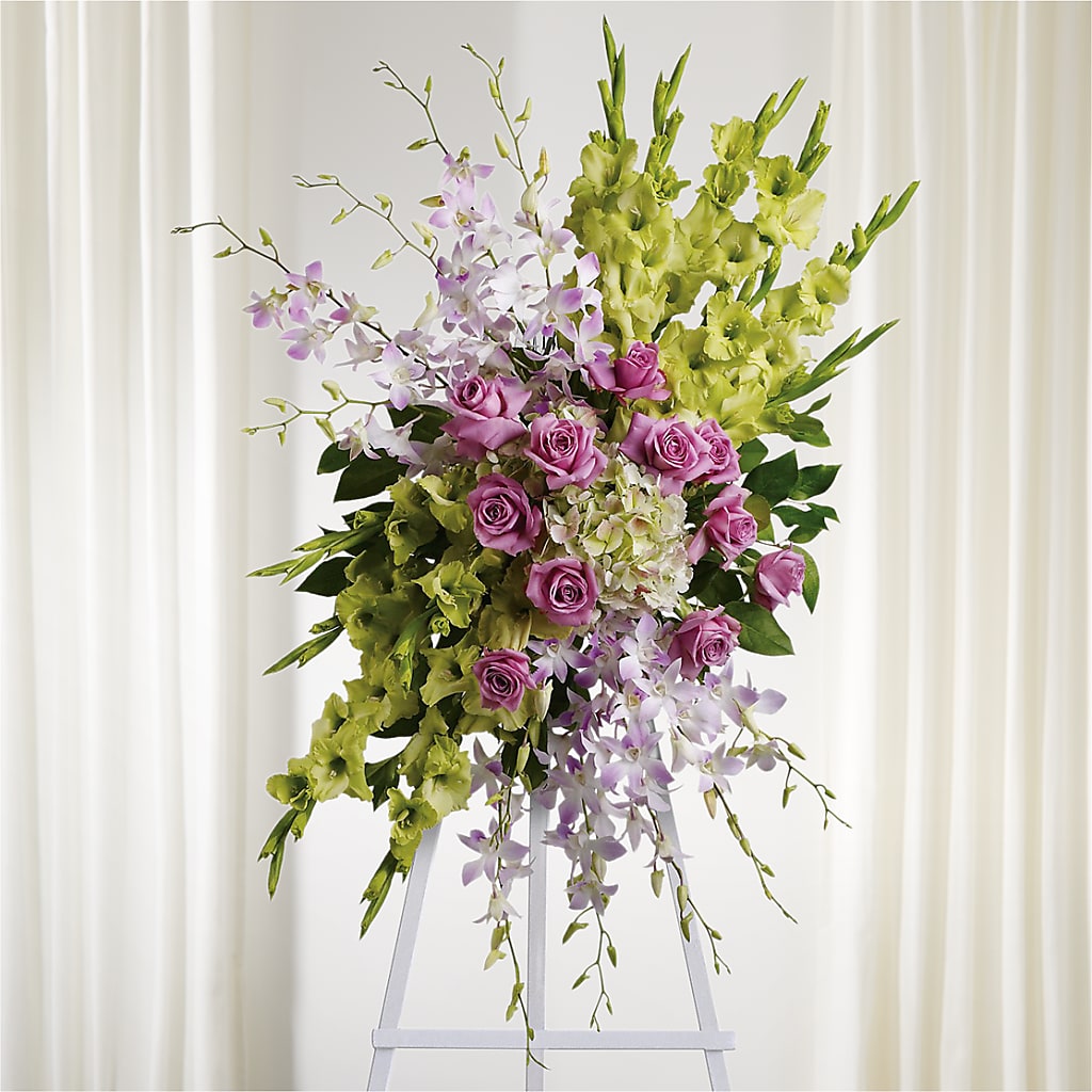 Lasting Legacy Standing Spray – TED & DEBBIE'S FLOWER & GARDEN CENTER, Tulsa OK