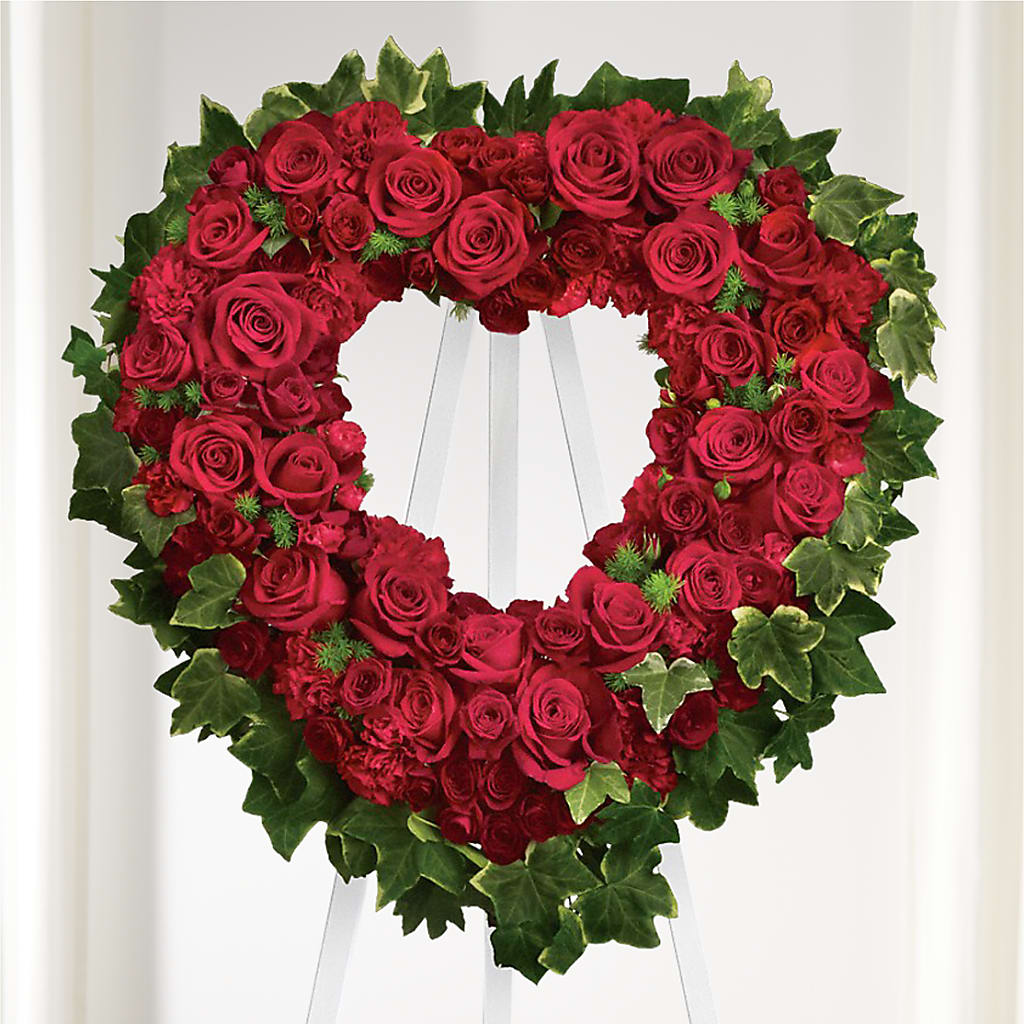 Wholehearted Standing Spray – TED & DEBBIE'S FLOWER & GARDEN CENTER, Tulsa OK
