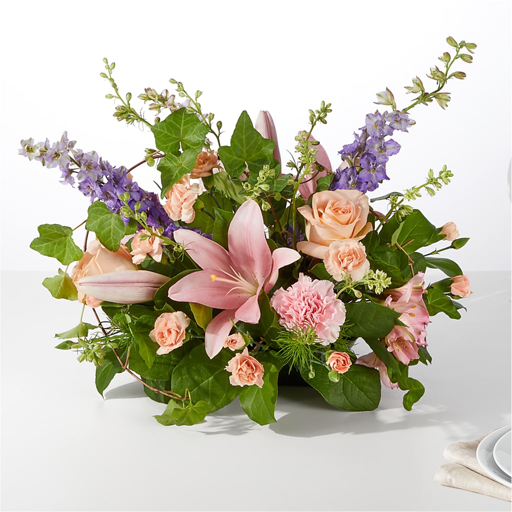 Blossom Time Centerpiece – TED & DEBBIE'S FLOWER & GARDEN CENTER, Tulsa OK