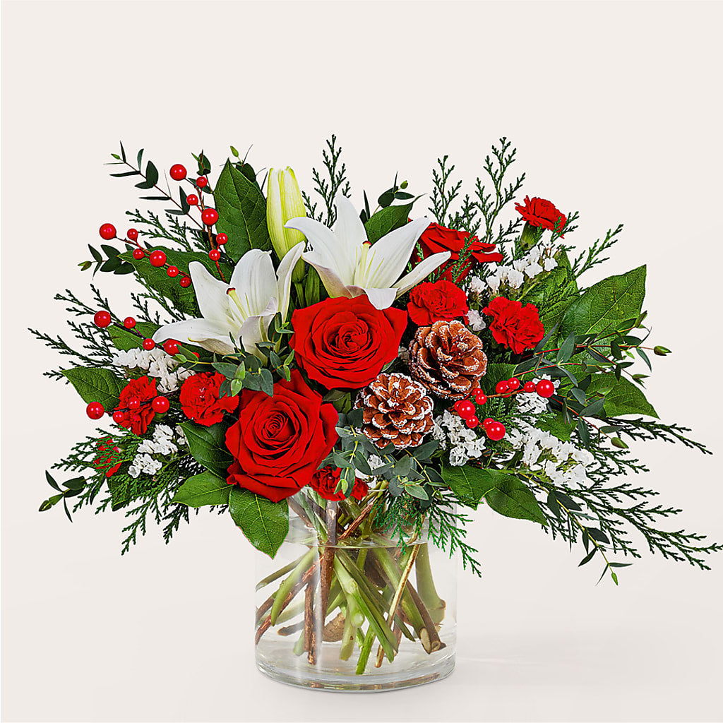 Best in Snow Bouquet – TED & DEBBIE'S FLOWER & GARDEN CENTER, Tulsa OK