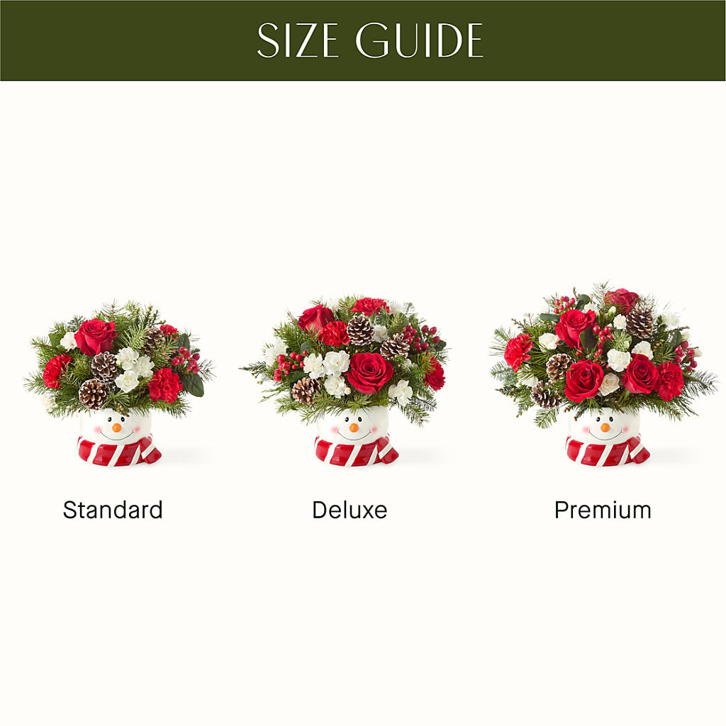 Jolly Snowman Bouquet – TED & DEBBIE'S FLOWER & GARDEN CENTER, Tulsa OK