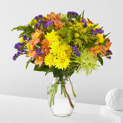 Marmalade Skies Bouquet – TED & DEBBIE'S FLOWER & GARDEN CENTER, Tulsa OK
