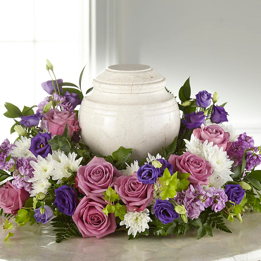Blooming Sympathy Cremation Adornment – TED & DEBBIE'S FLOWER & GARDEN CENTER, Tulsa OK