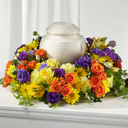 Blossoms of Remembrance Cremation Adornment – TED & DEBBIE'S FLOWER & GARDEN CENTER, Tulsa OK