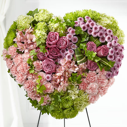 Heartwarming Standing Heart – TED & DEBBIE'S FLOWER & GARDEN CENTER, Tulsa OK