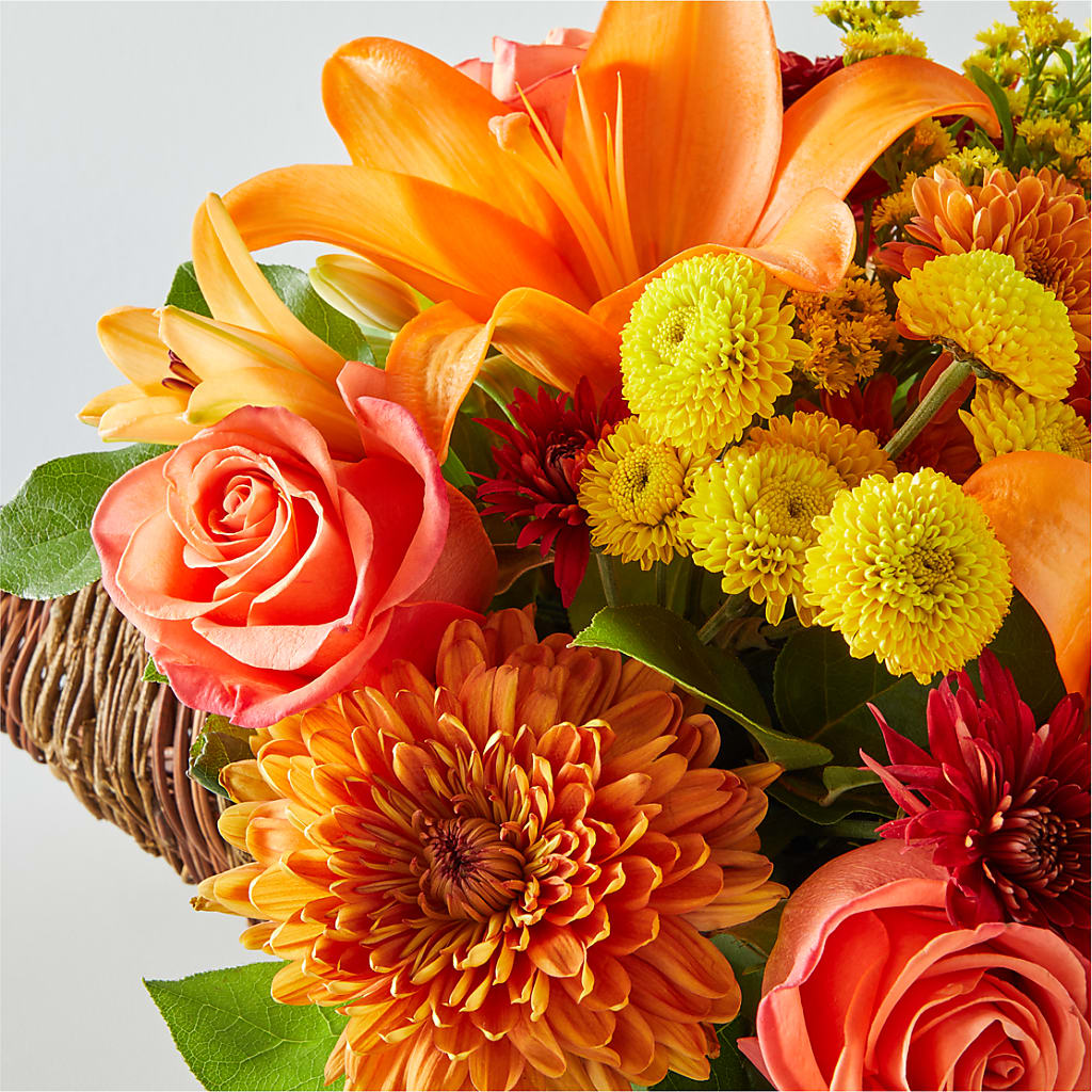 Bouquet of Blessings Cornucopia – TED & DEBBIE'S FLOWER & GARDEN CENTER, Tulsa OK