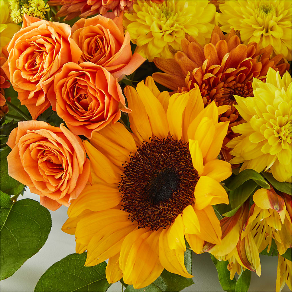Autumn Harmony Centerpiece – TED & DEBBIE'S FLOWER & GARDEN CENTER, Tulsa OK