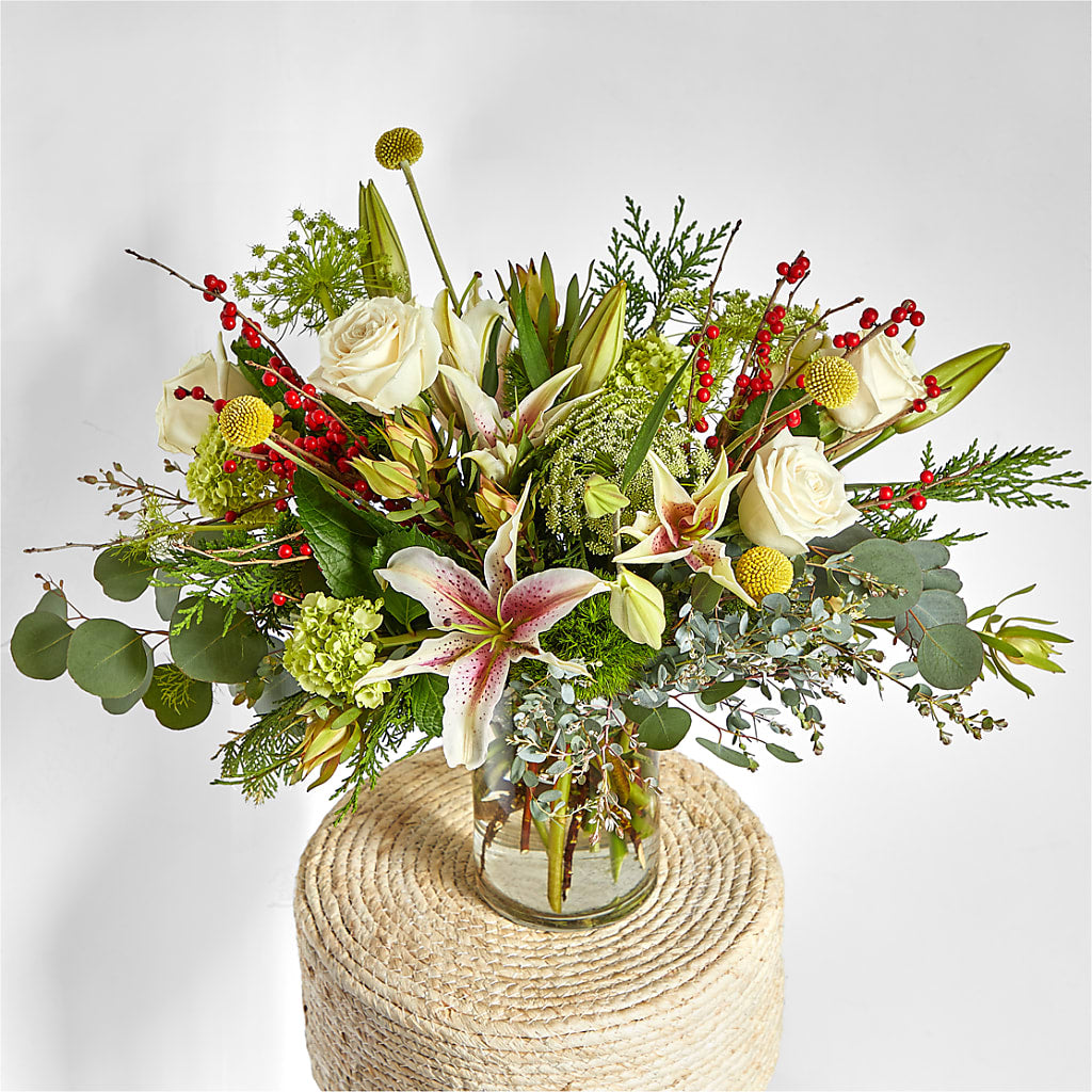 Berry & Bright Bouquet – TED & DEBBIE'S FLOWER & GARDEN CENTER, Tulsa OK