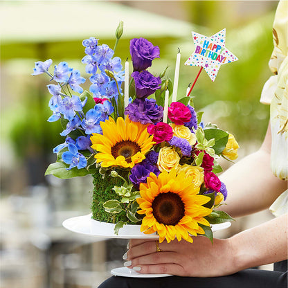 Star of the Day Floral Cake – TED & DEBBIE'S FLOWER & GARDEN CENTER, Tulsa OK