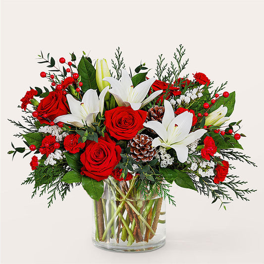 Best in Snow Bouquet – TED & DEBBIE'S FLOWER & GARDEN CENTER, Tulsa OK